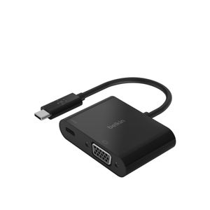 Adaptador USB-C a VGA + carga