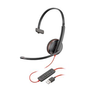 Poly Blackwire 3210 Monaural USB-A Headset