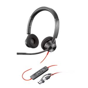 Poly  Blackwire 3320 Stereo USB-C Headset +USB - C/A